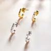 Cercei din argint Golden J Earrings