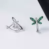 Cercei din argint Green Dragonfly picture - 4