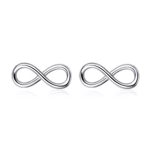 Cercei din argint Infinity Symbol