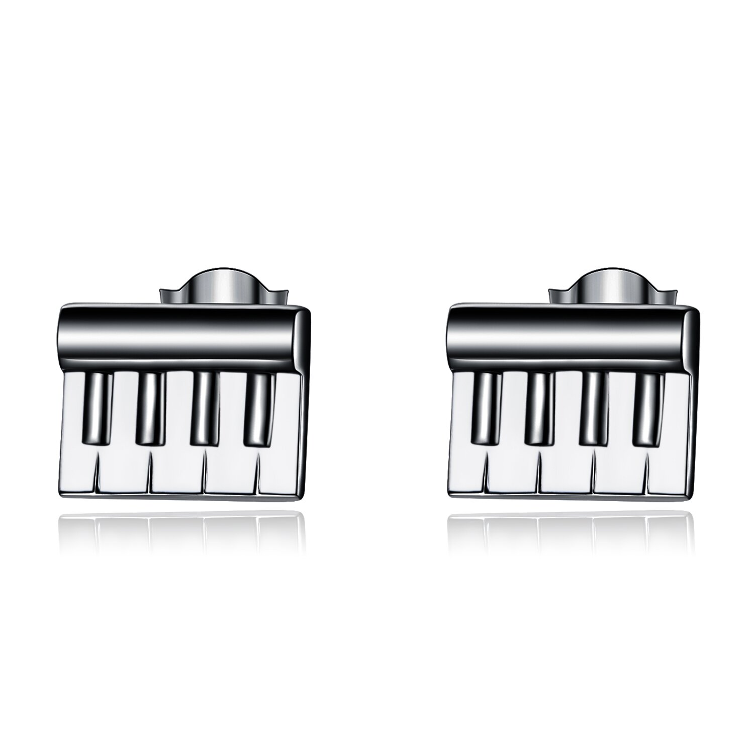 Cercei din argint mini piano studs