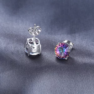 Cercei din argint Mystic Topaz Dots