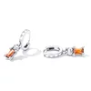 Cercei din argint Orange Bears