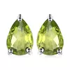 Cercei din argint Peridot Drop picture - 1