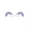 Cercei din argint Rainbow Clouds Studs picture - 1