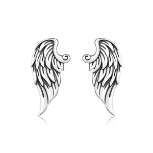 Cercei din argint Retro Wings