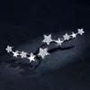 Cercei din argint Shiny Stud Star picture - 6