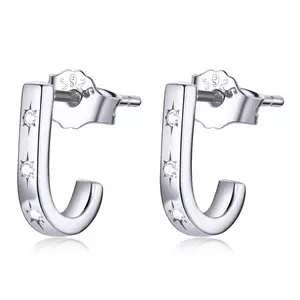 Cercei din argint Silver J Earrings
