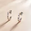 Cercei din argint Silver J Earrings