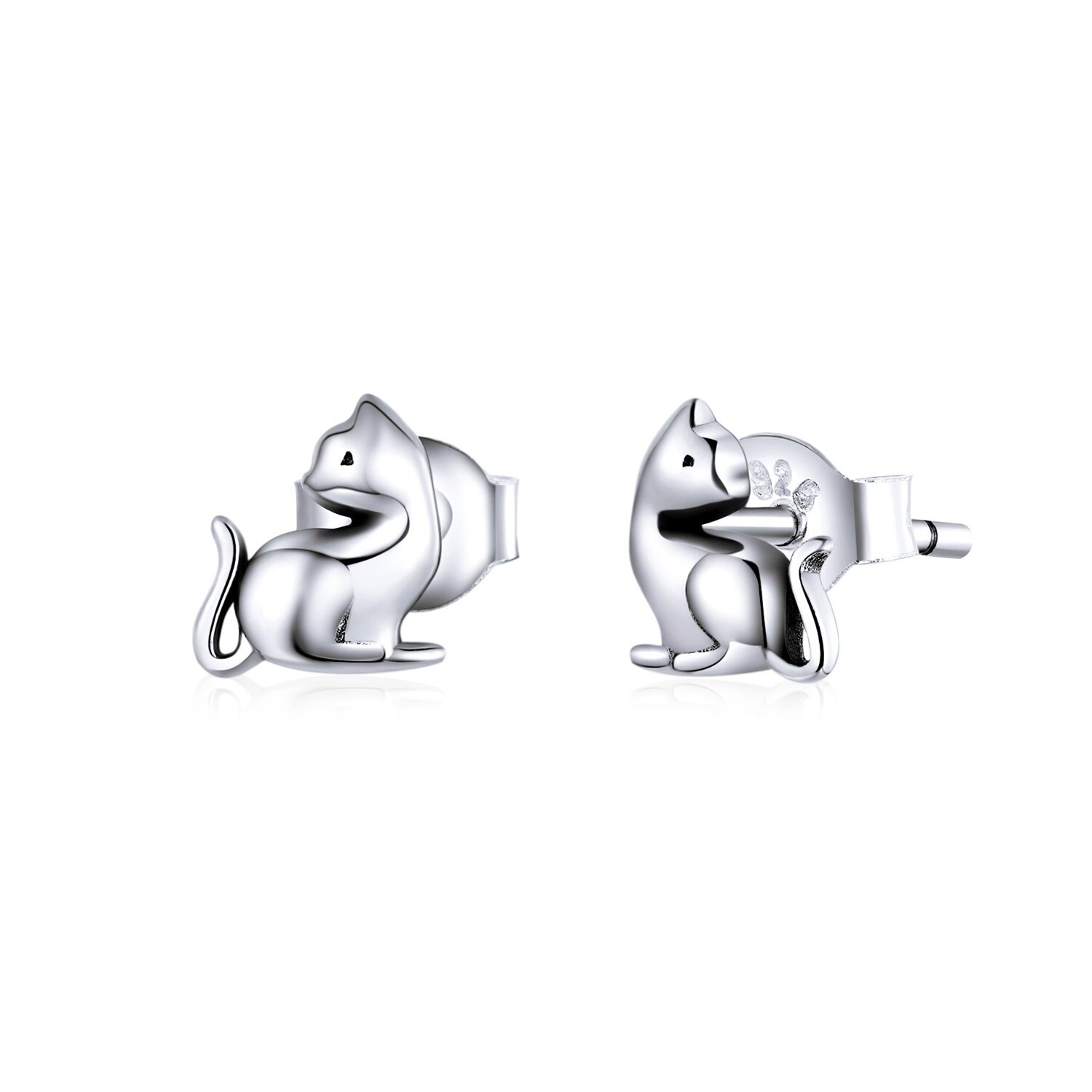 Cercei din argint Small Cats image5