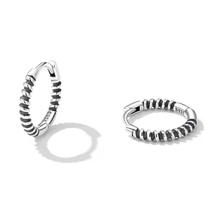 Cercei din argint Twist Vintage