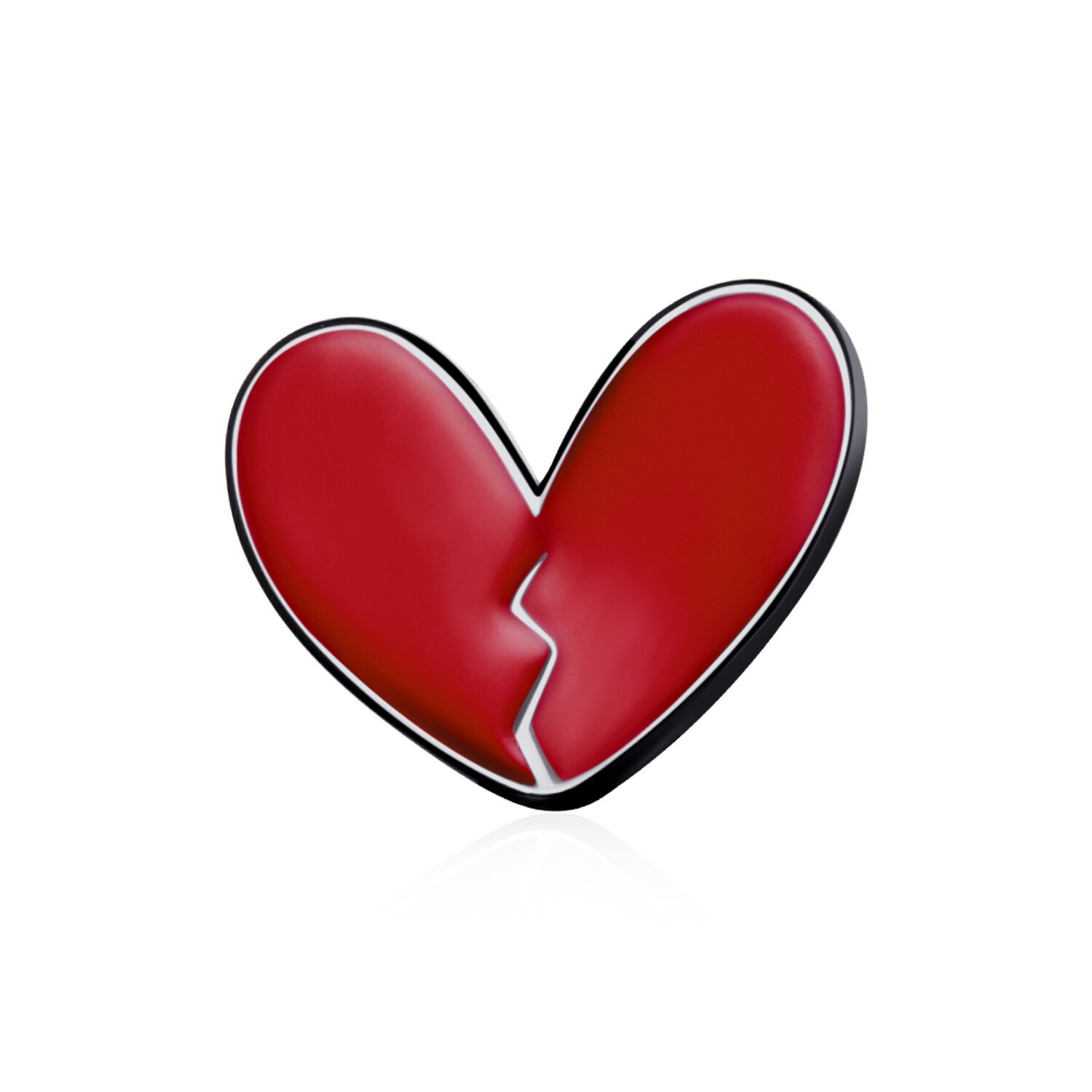 Cercel din argint broken heart