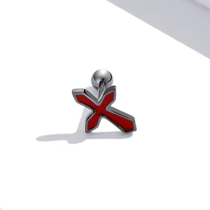 CERCEL din argint Red Cross