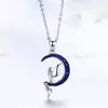 Colier din argint Crystal Blue Fairy