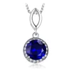 Colier din argint Deep Blue Sapphire picture - 1