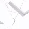 Colier din argint Double Chain Leaf picture - 3