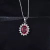 Colier din argint Elegant Ruby picture - 5