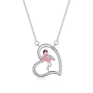 Colier din argint Flamingo Love