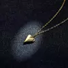 Colier din argint Golden Heart picture - 5
