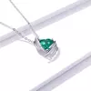 Colier din argint Green Winged Heart picture - 2