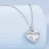 Colier din argint Hidden Text Message Heart picture - 4