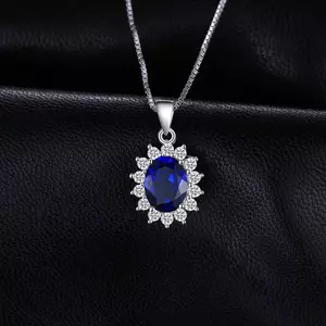 Colier din argint Kate's Elegant Sapphire
