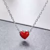 Colier din argint Little Red Heart picture - 2