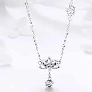 Colier din argint Lucky Lotus