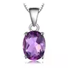 Colier din argint Oval Amethyst picture - 1