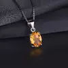 Colier din argint Oval Citrine picture - 2