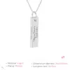 Colier din argint, PLACUTA 3D 25 mm personalizat cu Text picture - 2