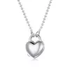 Colier din argint Silver Simple Heart picture - 1