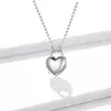 Colier din argint Silver Simple Heart picture - 2