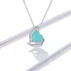 Colier din argint Turquoise Winged Heart