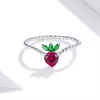 Inel din argint Crystal Strawberry picture - 3