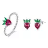 Inel din argint Crystal Strawberry picture - 9