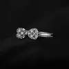 Inel din argint Crystalline Knot picture - 3