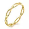 Inel din argint Golden Chain Ring picture - 1