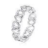 Inel din argint Hearts Band picture - 1