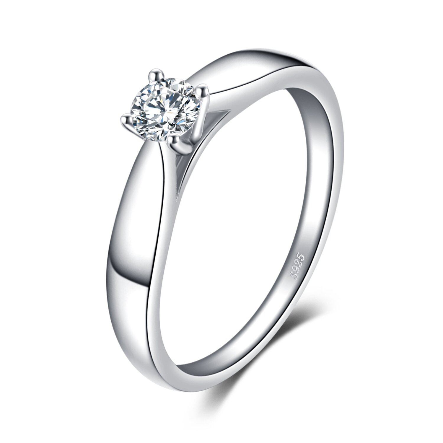 Inel din argint promise crystal