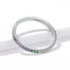 Inel din argint Rainbow Crystal Band picture - 4