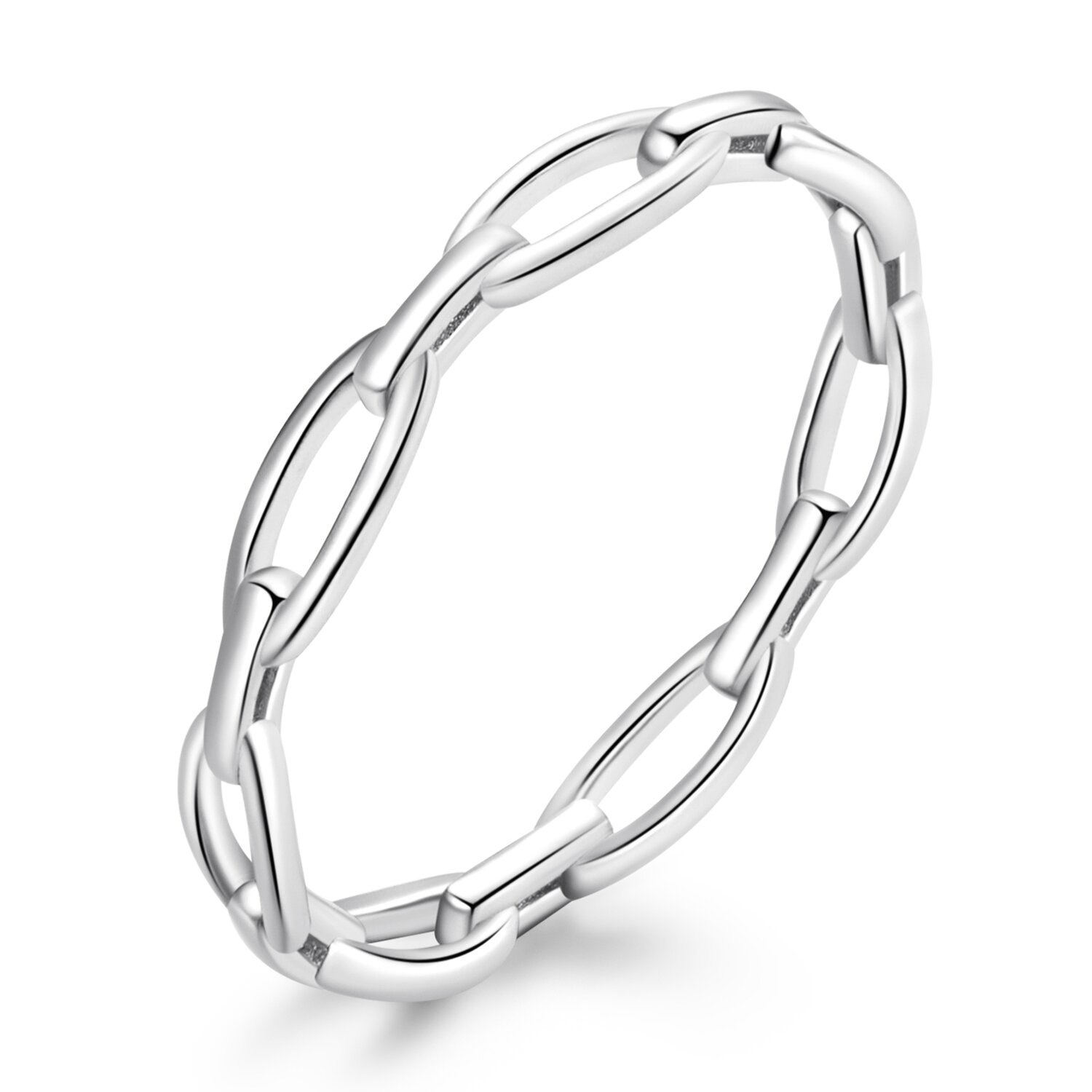 Inel din argint Silver Chain Ring image2
