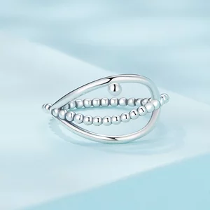 Inel din argint Silver Simple Beads