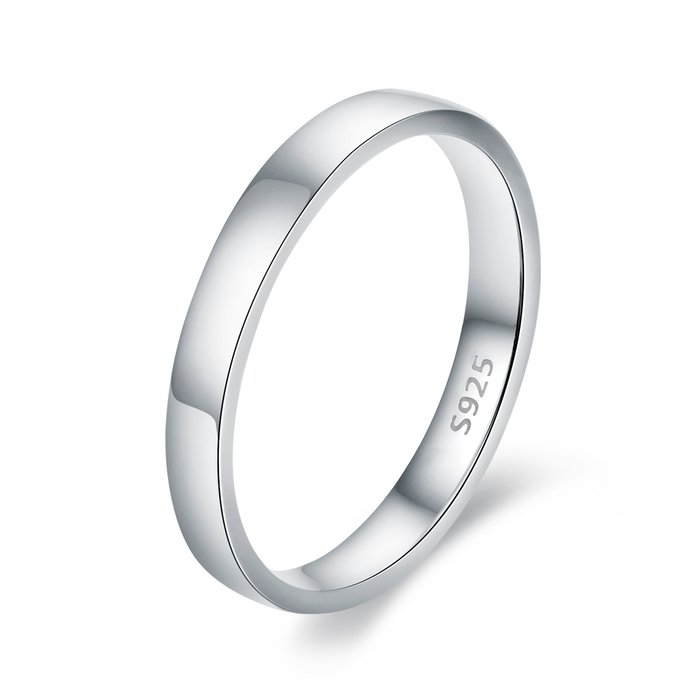 Inel din argint Simple Band Ring EdenBoutique