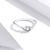 Inel din argint Simple Crystal