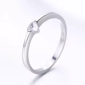 Inel din argint Simple Heart Ring