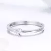 Inel din argint Simple Heart Ring picture - 3