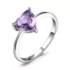 Inel din argint Triangle Amethyst picture - 1