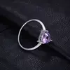Inel din argint Triangle Amethyst picture - 4