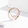 Inel reglabil din argint Amazing Heart Ring picture - 4