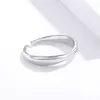Inel reglabil din argint Wave Ring picture - 3